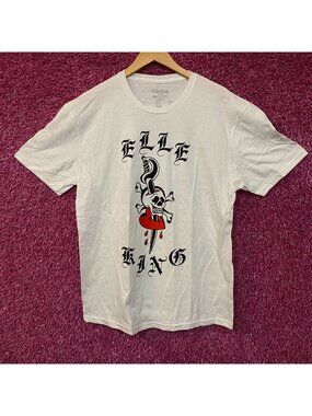 Elle King Dagger and Skull Graphic Tour T-Shirt Large